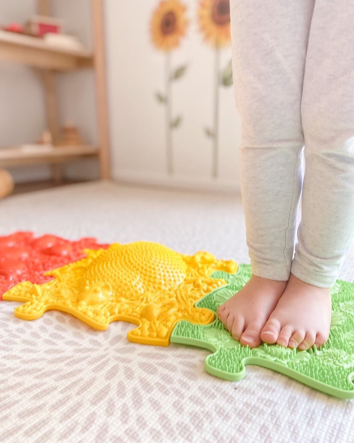 Rainbow Tactile Floor mat Set