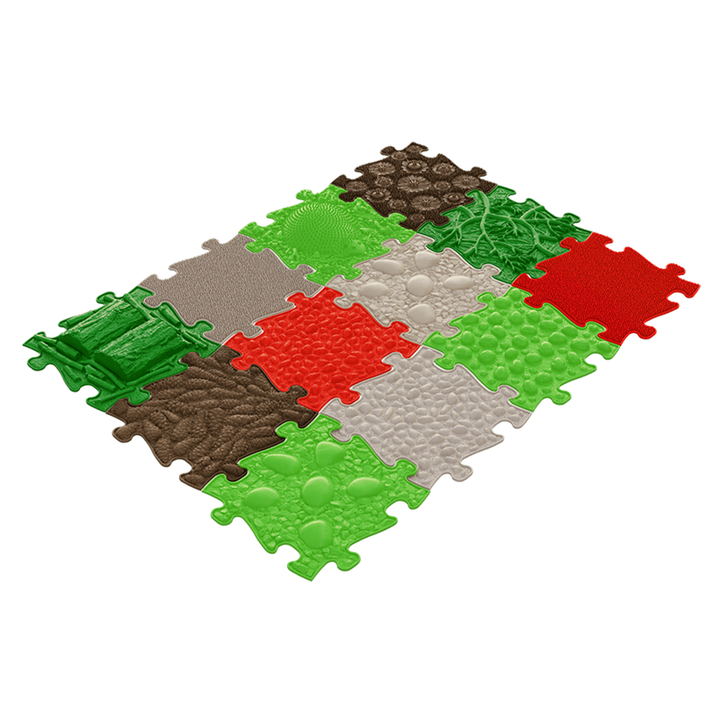 MUFFIK 12-Piece Sensory Playmat Set for Kids and Adults