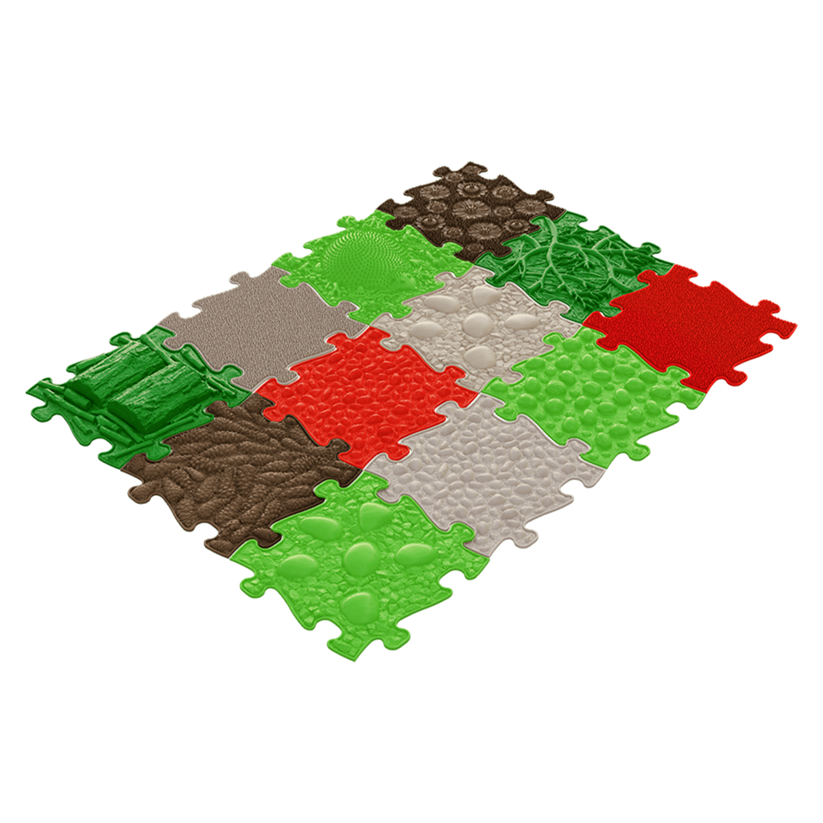 MUFFIK 12-Piece Sensory Playmat Set for Kids and Adults