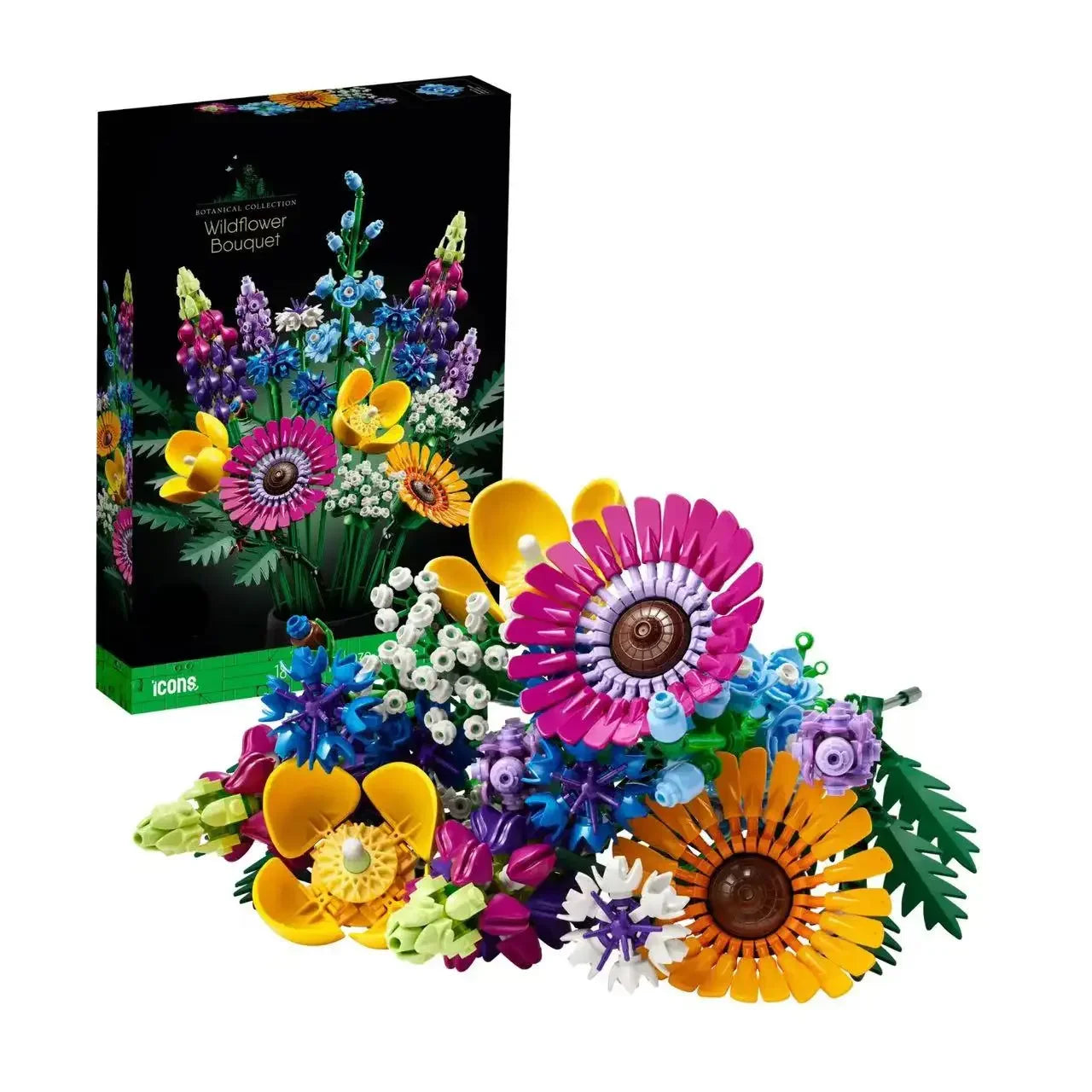 Eternal Flowers Bouquet Building Block Set - Creative Plant Decor