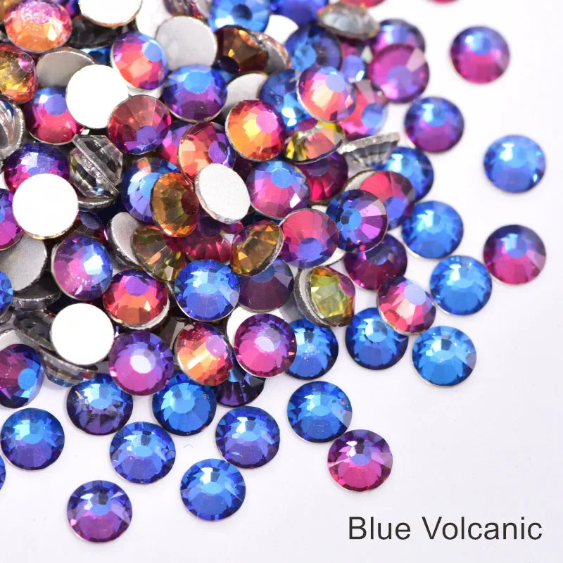 OLeeya Bulk Non-Hotfix Rhinestones for DIY Nail Art & Garments