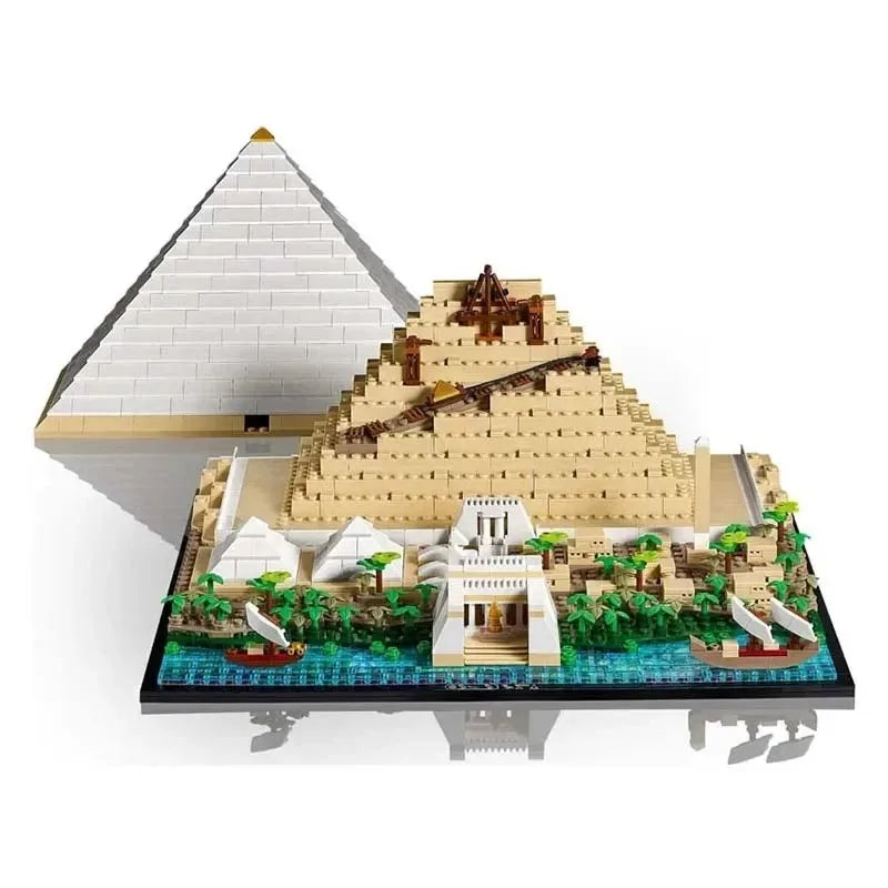 1476PCS Pyramid of Giza Building Block Set - Egyptian Architecture Model