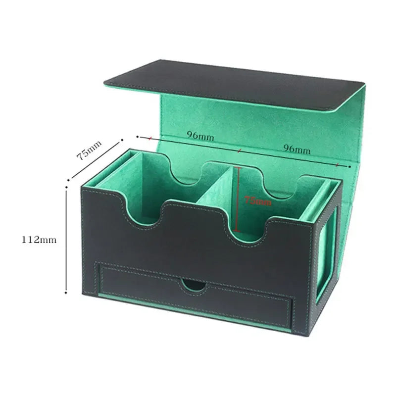 Commander Trading Card Deck Storage Box - Triple Sleeved TCG Case