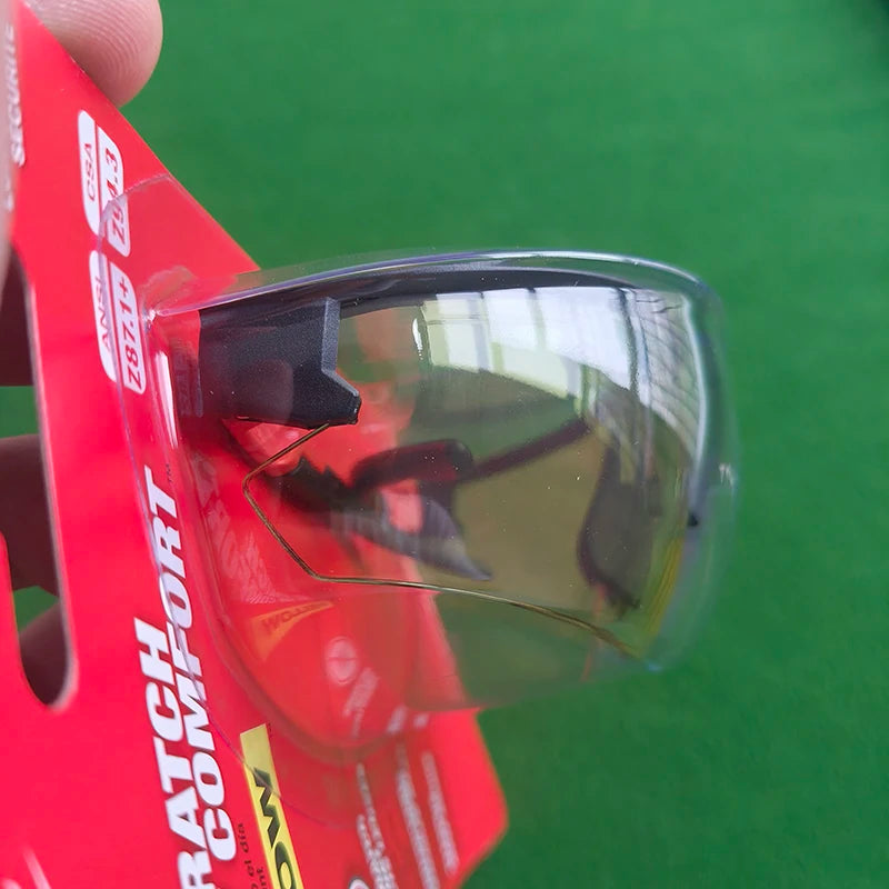 Milwaukee Anti-Scratch Safety Glasses - Yellow Lenses for Clarity