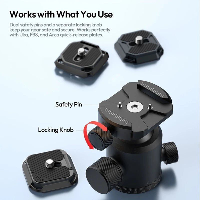 Ulanzi TT30 Mini Tripod for Smartphones & Cameras, Max Load 3kg