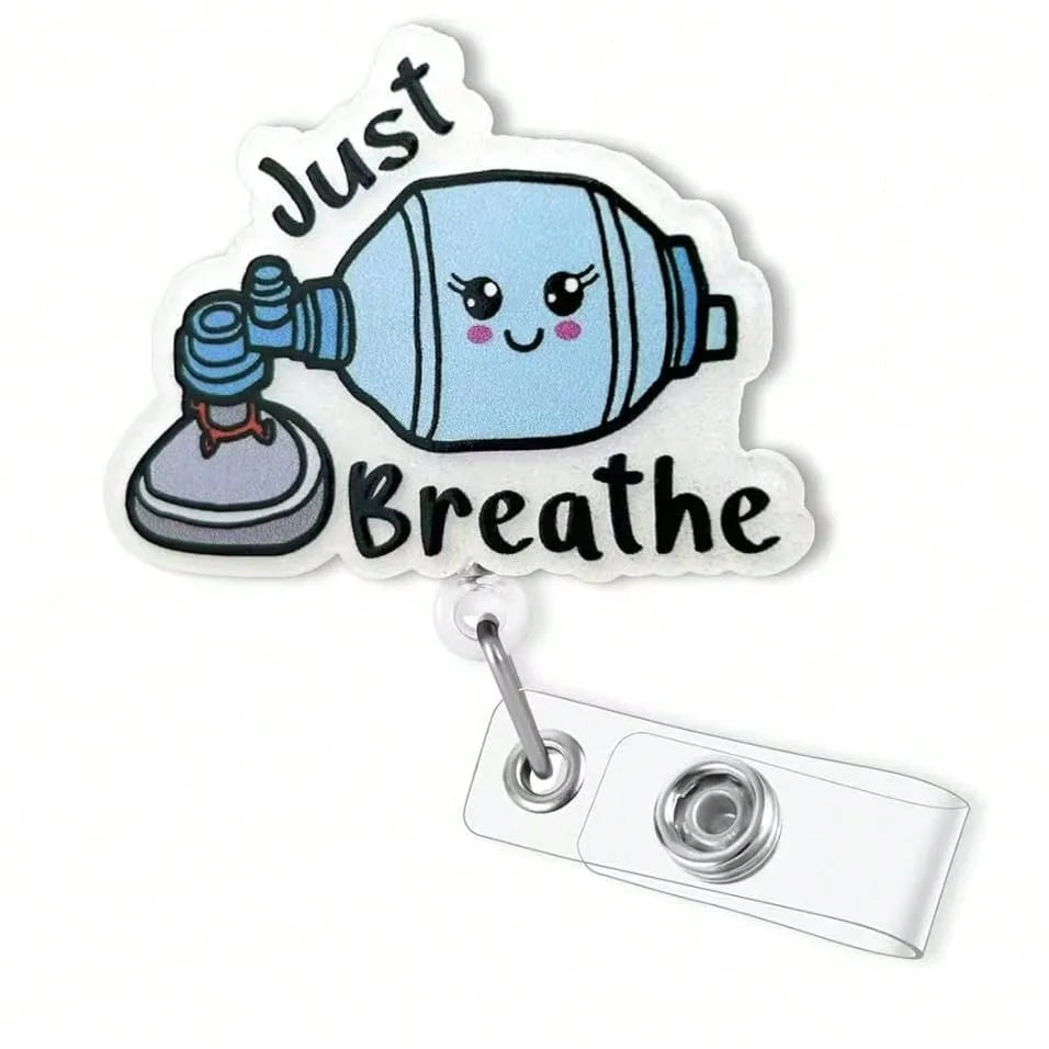 Cute Medical-Themed Retractable Badge Reel for Healthcare Professionals