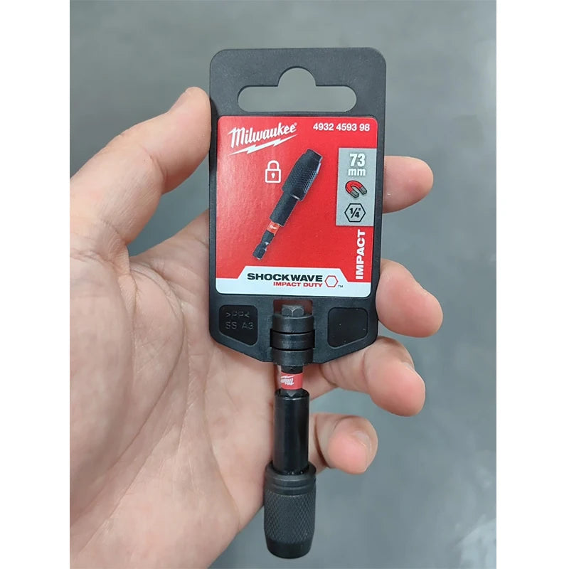 Milwaukee 1/4" Hex Impact Duty Bit Holder - Quick-Change Magnetic Extension