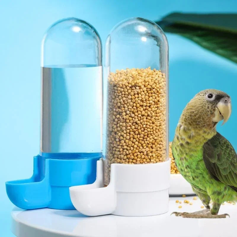 Automatic Hanging Bird Feeder & Water Dispenser - Easy Access