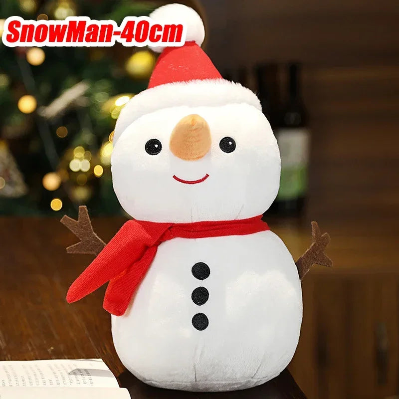 Adorable 23/40cm Plush Santa Claus & Snowman Dolls – Perfect Christmas Gift!