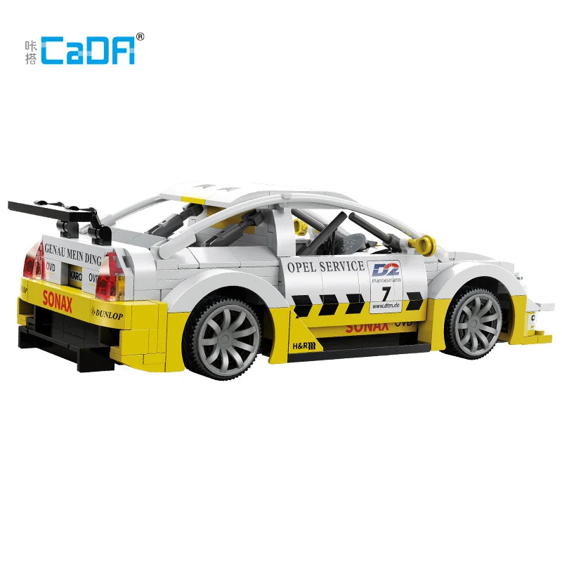 CADA Remote Control Racing Car Building Blocks - Opel Astra V8 Coupe