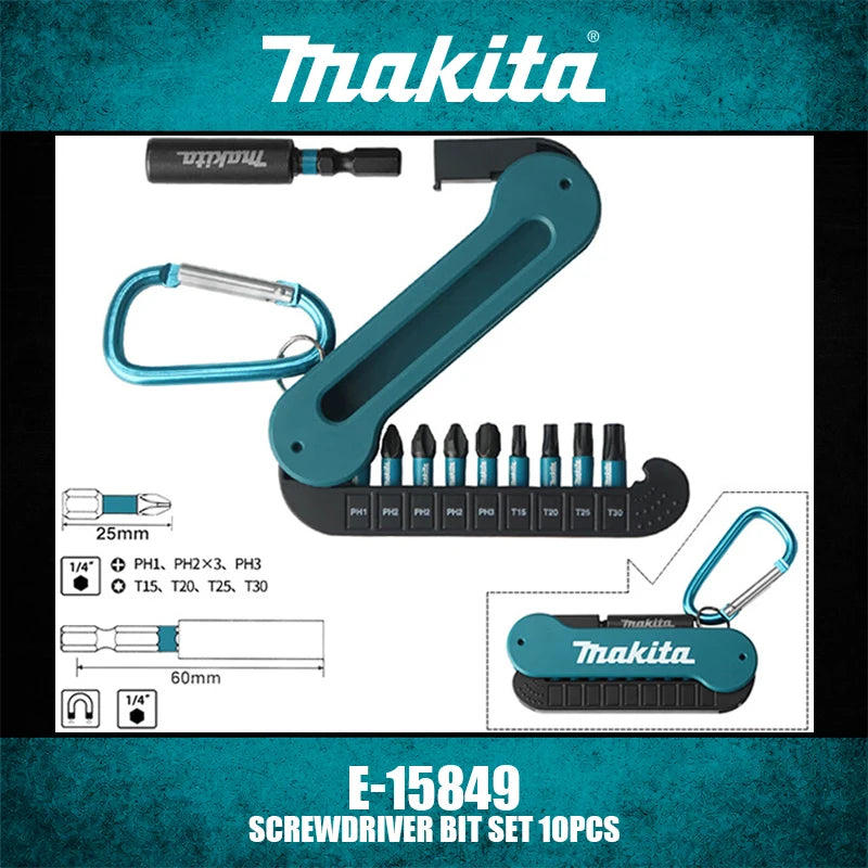 Makita E-15849 Impact Screwdriver Bit Set - Essential Tool Accessory
