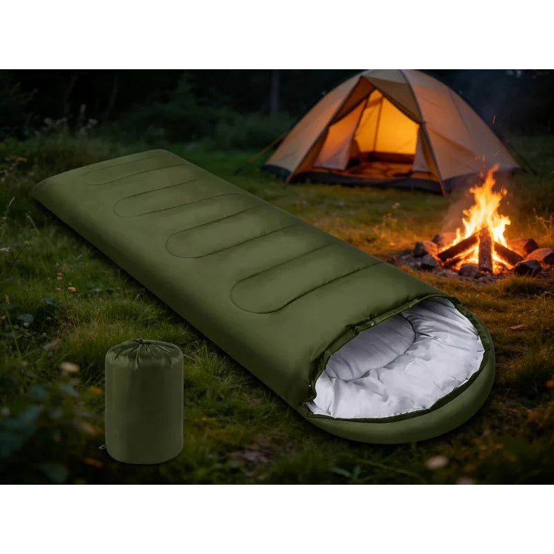 Ultralight Waterproof 4-Season Camping Sleeping Bag for Outdoor Adventures