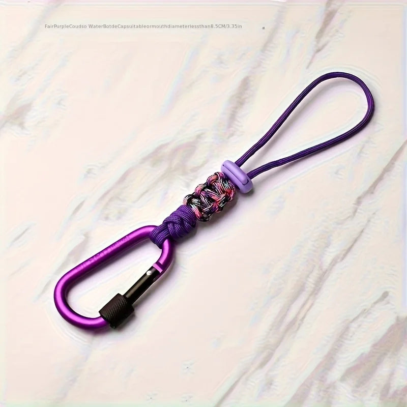Hand Woven Paracord Water Bottle Holder for Outdoor Adventures