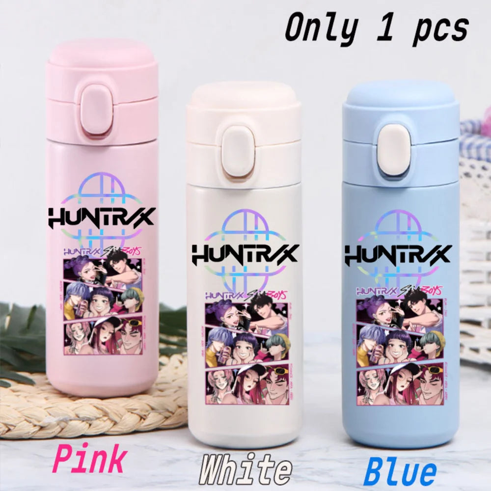 KPop 420ML Insulated Thermos Cup - Stylish Water Bottle Gift
