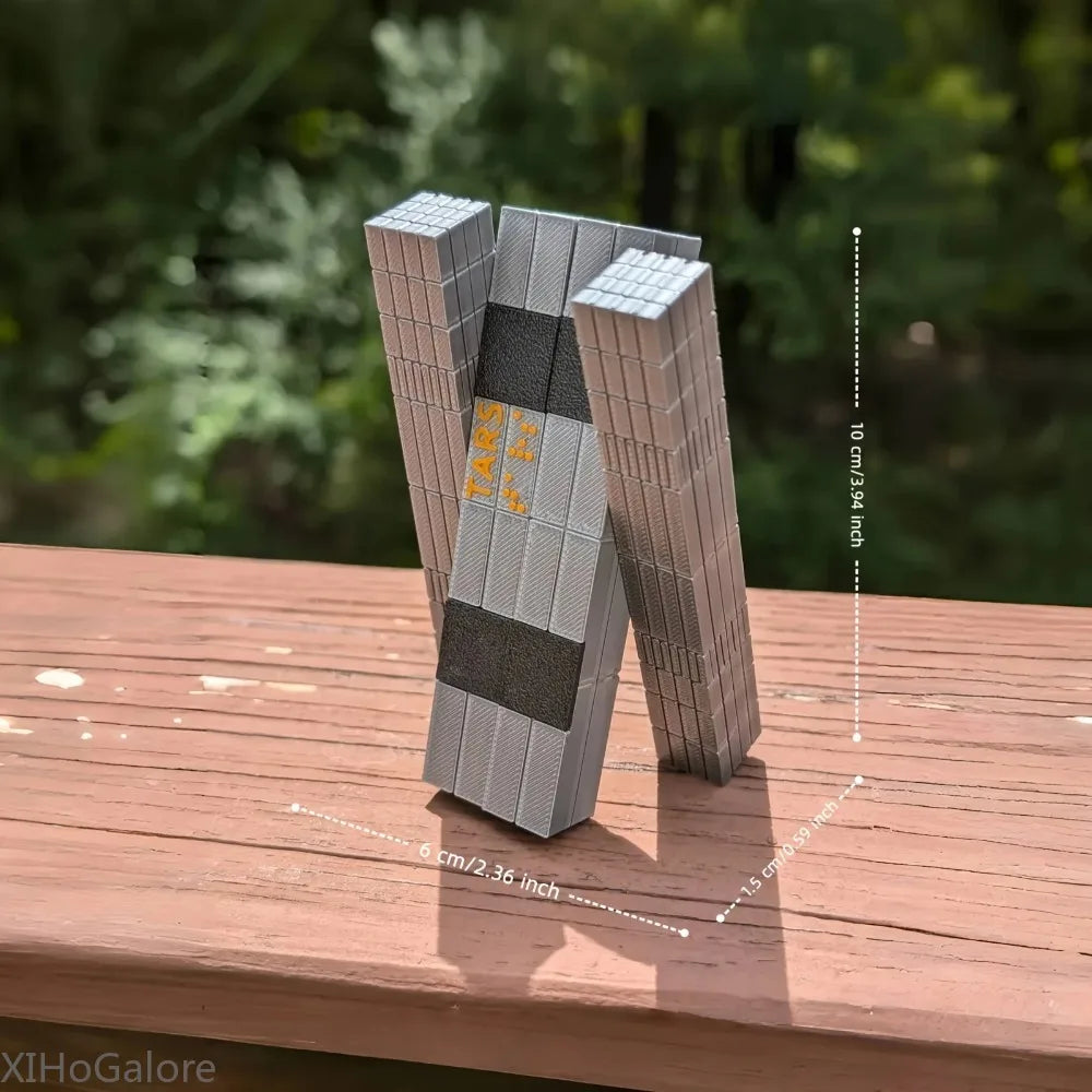 Interstellar Tars Robot 3D Printed Model - Sci-Fi Desk Decor Gift