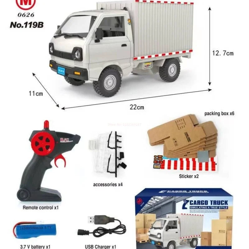 RTBXF 1:12 Remote Control Climbing Truck with LED Lights - Thrilling Fun!