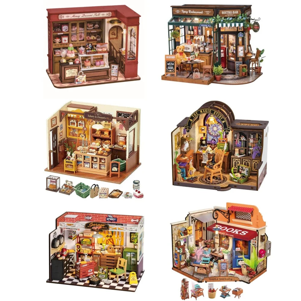 Becka's Baking House 3D Puzzle Kit - Creative Miniature Dollhouse