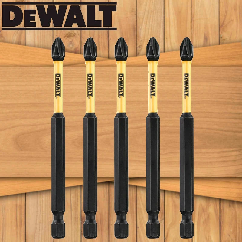 DEWALT 89MM PH2 High Speed Steel Bits - 5 Pack for Drilling & Screwdriving
