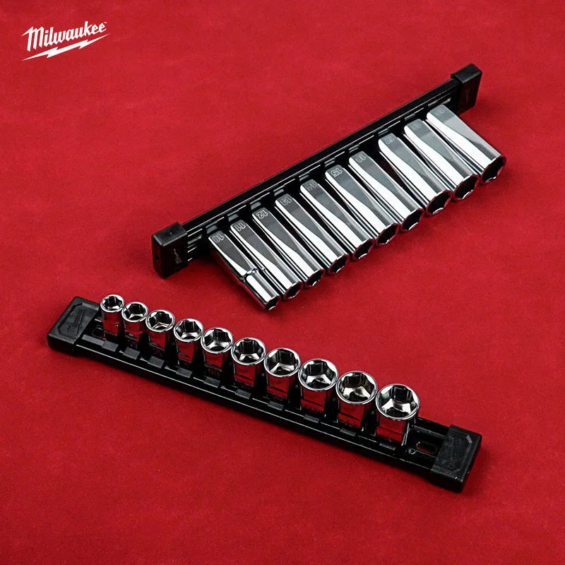 Milwaukee 10-Piece Metric Deep Socket Set for Automotive Repairs