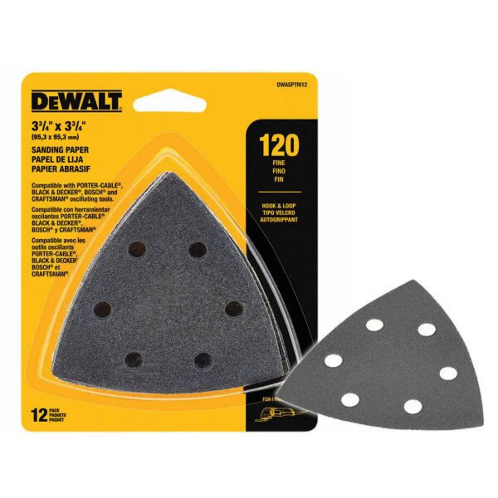 DEWALT Oscillating Sanding Pad 12PCS - Versatile Power Tool Accessory Kit