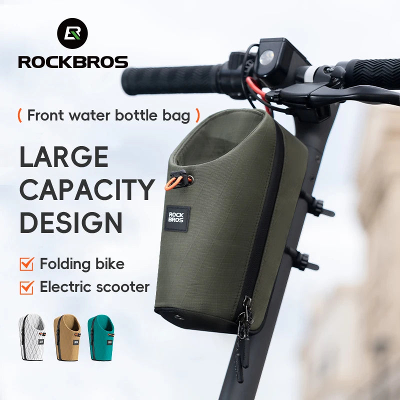 ROCKBROS Folding Bicycle Water Bottle Bag | Handlebar Kettle Holder
