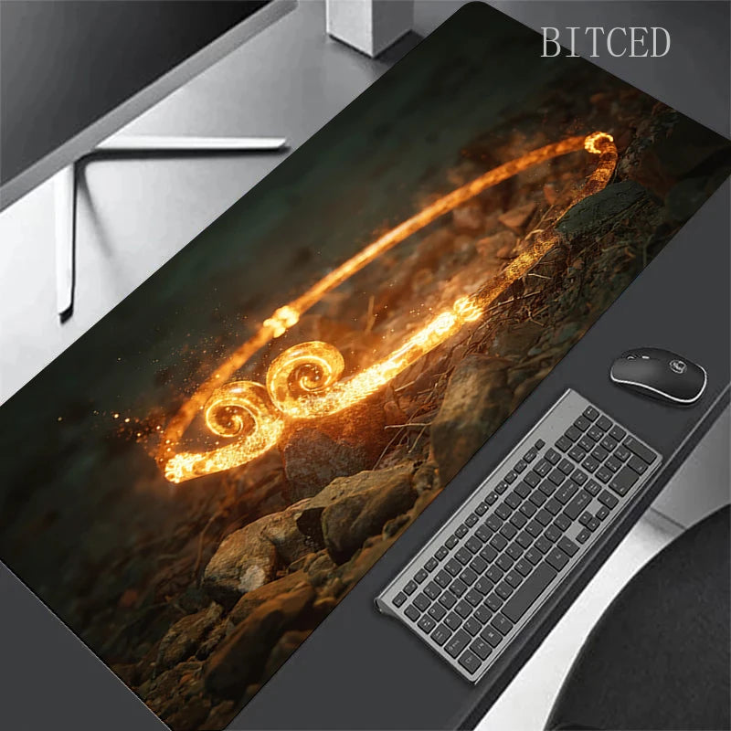 BITCED XXL Gaming Mousepad - Anti-Slip, Durable, Washable Mat