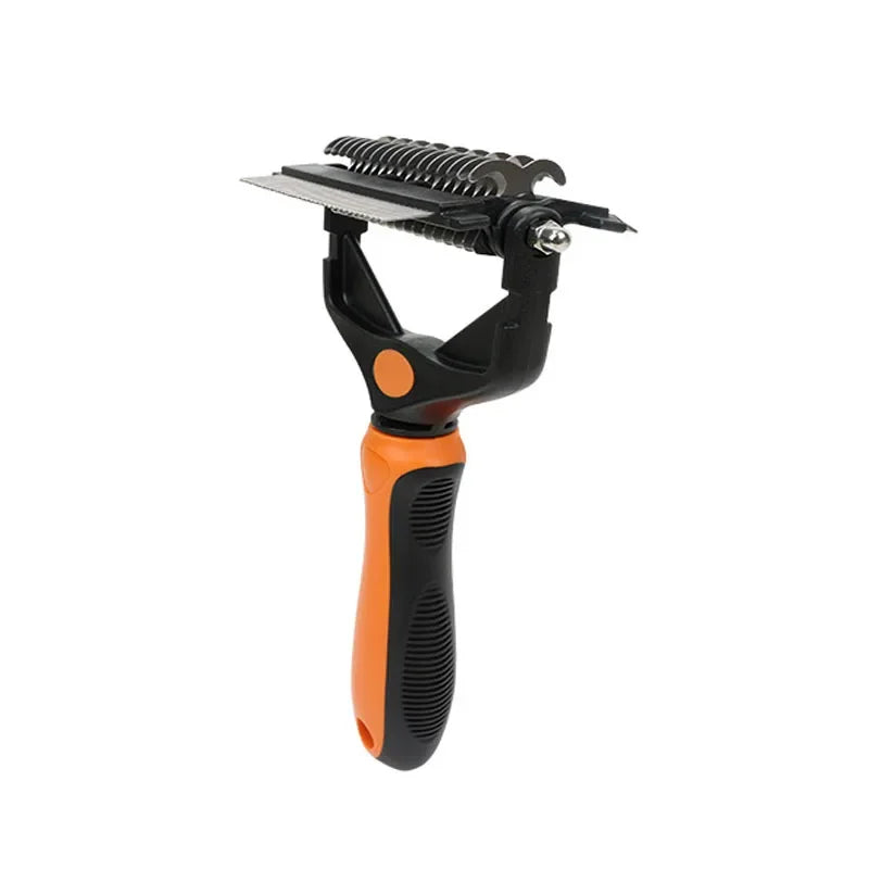 3-in-1 Pet Deshedding Brush & Fur Remover for Dogs and Cats