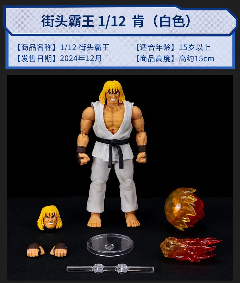 Street Fighter 6 Blanka, Sagat & Vega Action Figures - Collectible Set