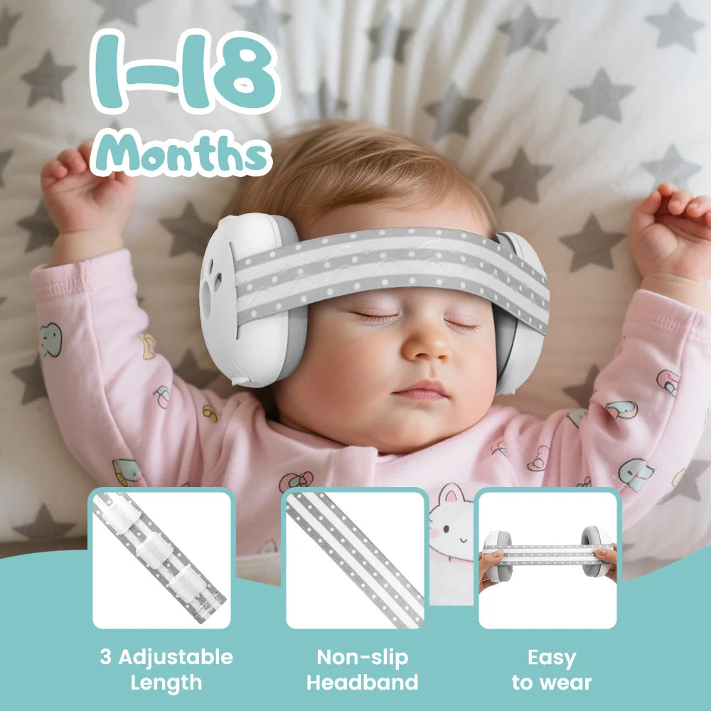 Baby Noise-Cancelling Headphones - Comfort & Protection for Babies
