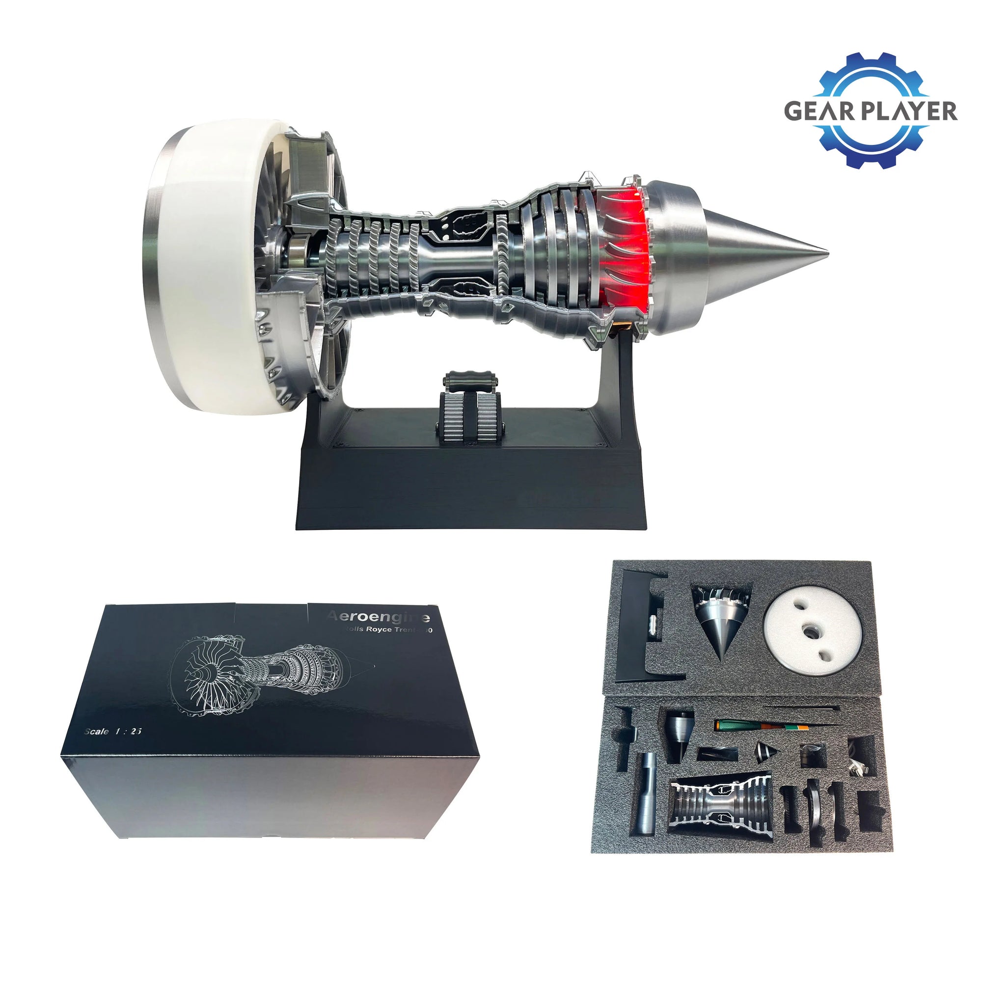 DIY Mechanical Aeroengine Kit - Build Your Own Engine Model