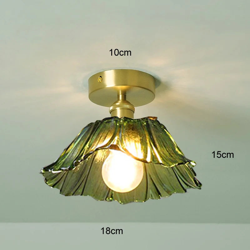Elegant Retro French Glass Pendant Chandelier for Stylish Spaces