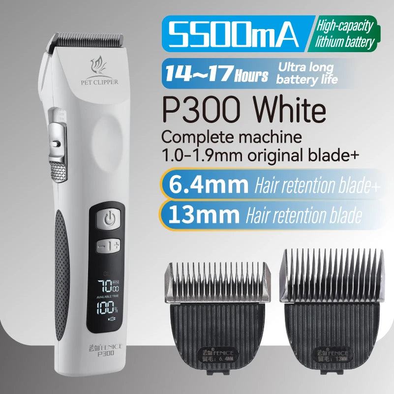 Fenice Cordless Rechargeable Pet Clipper - Professional Grooming Tool
