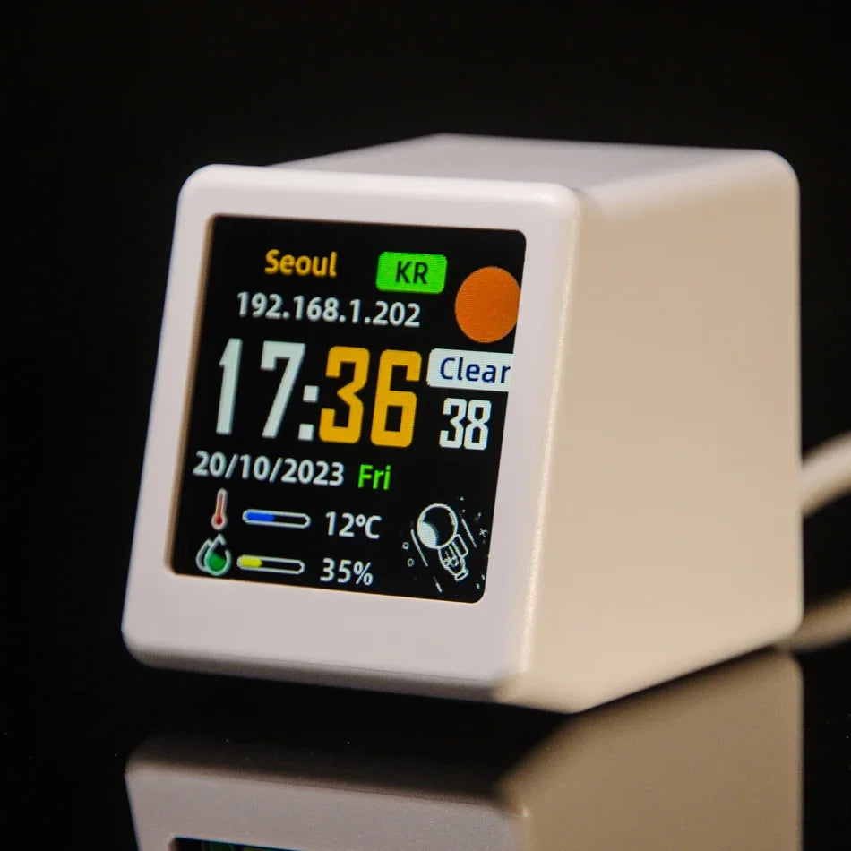 GeekMagic Smart WiFi Weather Forecast & Digital Photo Clock