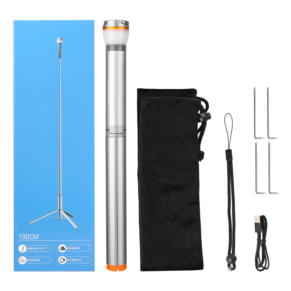 Trustfire WL22-PRO LED Rechargeable Flashlight & Lantern Tripod