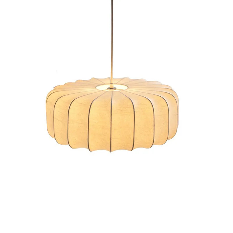 Wabi-Sabi Silk Pendant Chandelier - Elegant Living Room Lighting