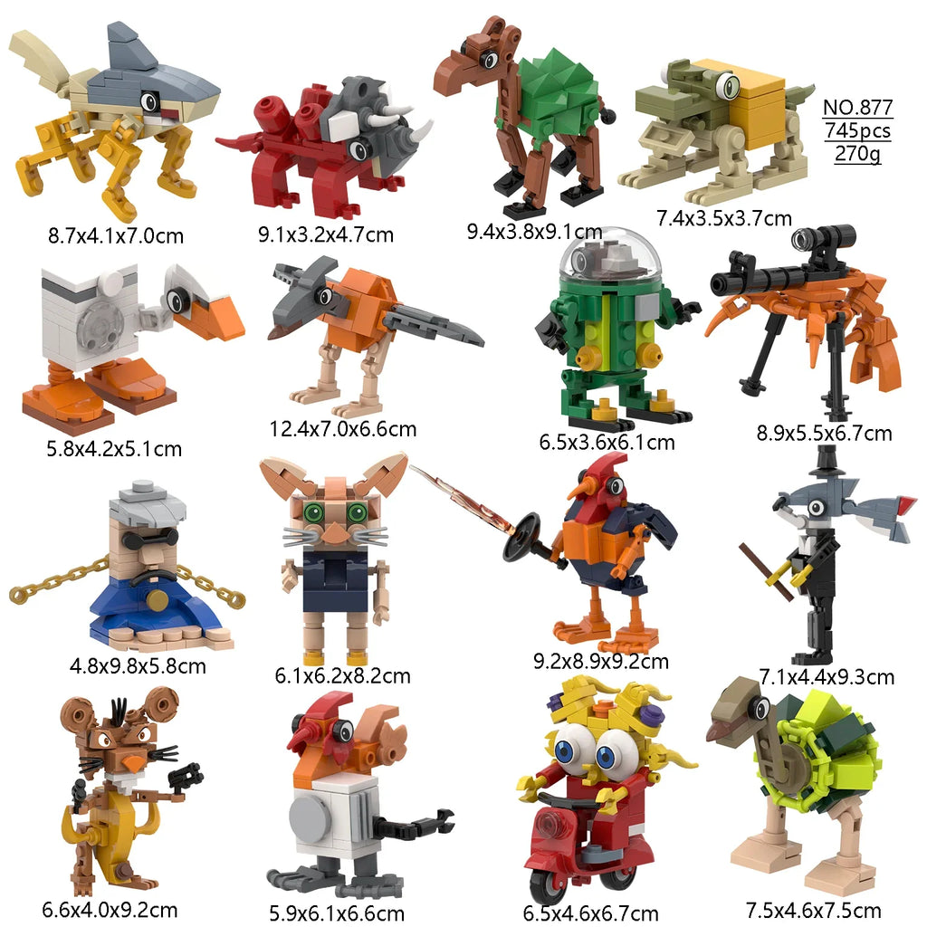 Tung Tung Animal Building Blocks - Creative Imagination Toy for Kids