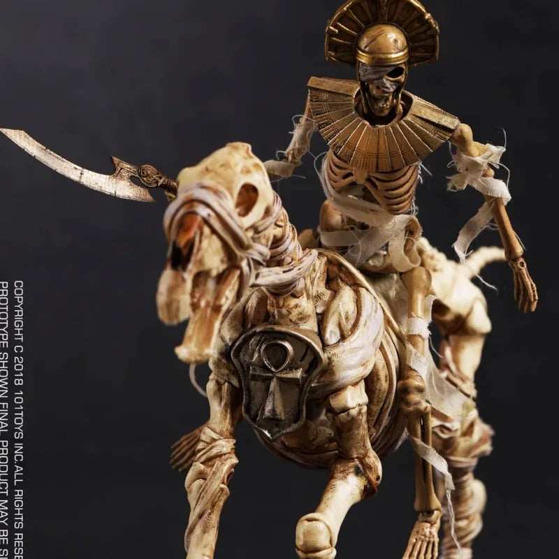 Collectible 1/12 Scale Skull Skeleton Action Figure - Perfect for Hobbyists