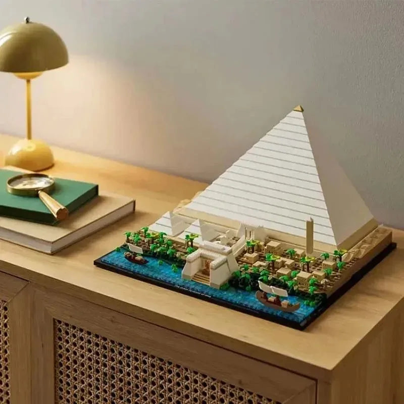 1476PCS Pyramid of Giza Building Blocks Set - Engaging STEM Toy