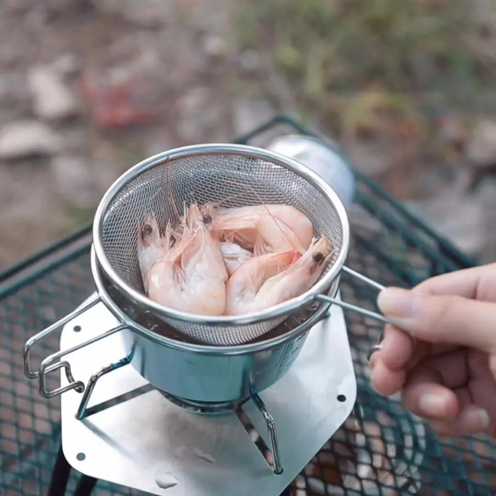CAMPINGMOON Stainless Steel Camping Bowl - 450ml Outdoor Essential