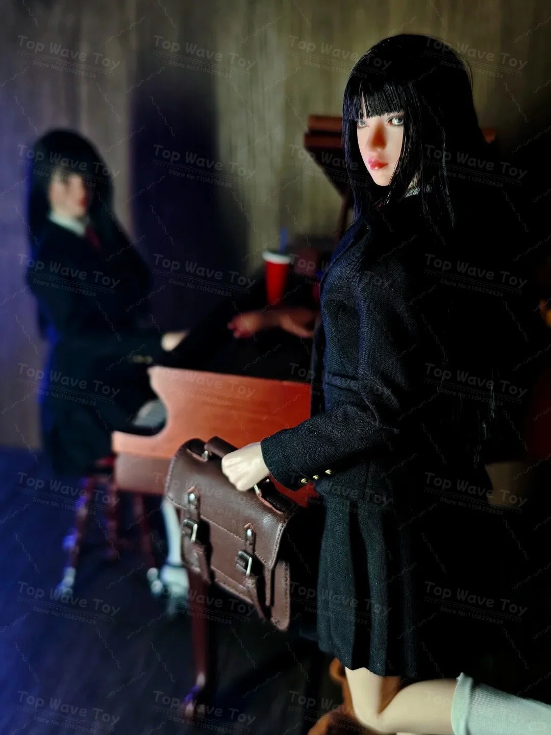 JKTOYS K-005 1/6 Action Figure - Movable Eye Double Head Female Soldier