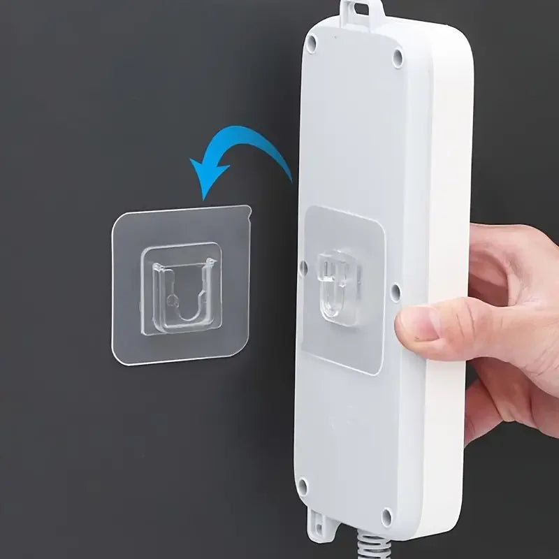 10 Pairs Waterproof Adhesive Hooks – Damage-Free Wall Storage Solution