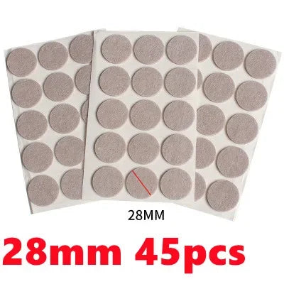 3mm Thick Felt Chair Leg Pads - Mute & Non-Slip Furniture Protectors