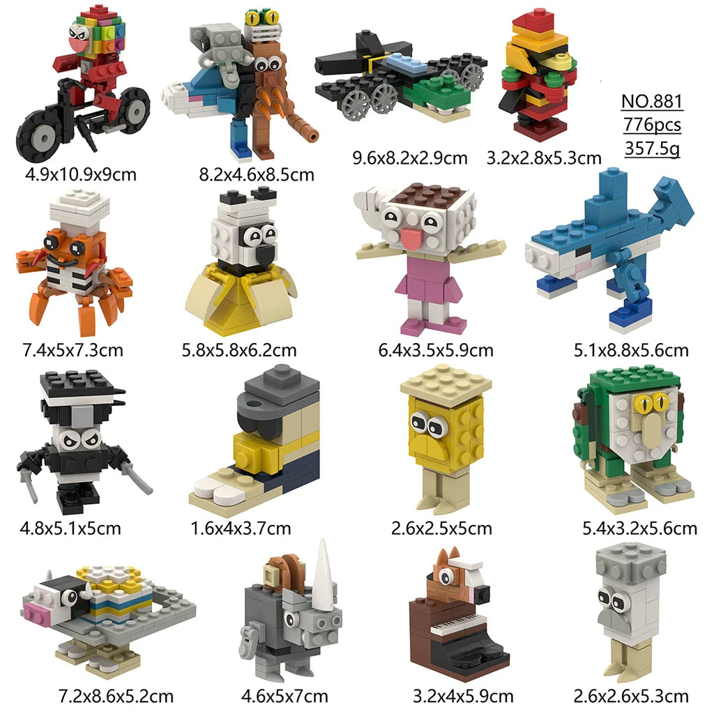Tung Tung Animal Building Blocks - Creative Imagination Toy for Kids