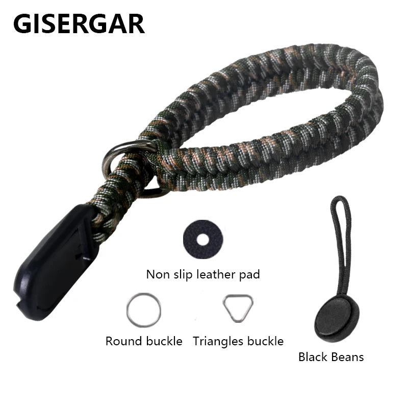 Adjustable Hand-Braided Camera Wrist Strap for Nikon, Canon, Sony