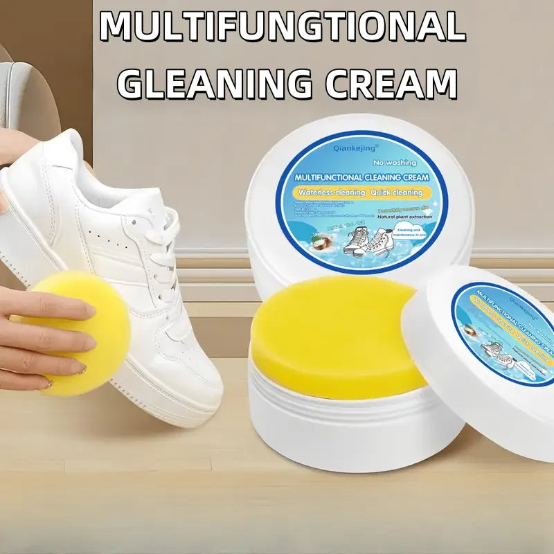 Powerful White Shoe Cleaner Paste - Stain Remover for All Surfaces