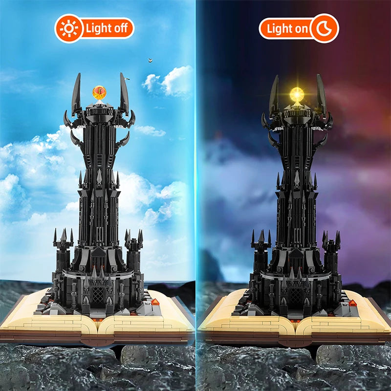 Enchanting Magic Castle Building Blocks Set - 969PCS Dark Tower Model