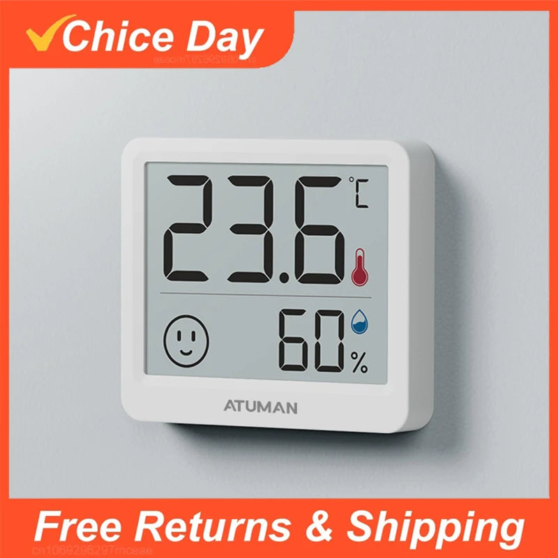DUKA Atuman 2.5-Inch Digital Temperature and Humidity Sensor