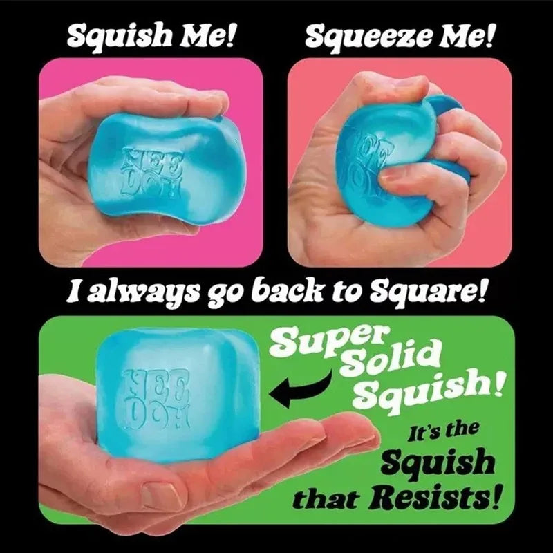 Schylling Needoh Nice Cube - Sensory Stress Relief Toy for All Ages