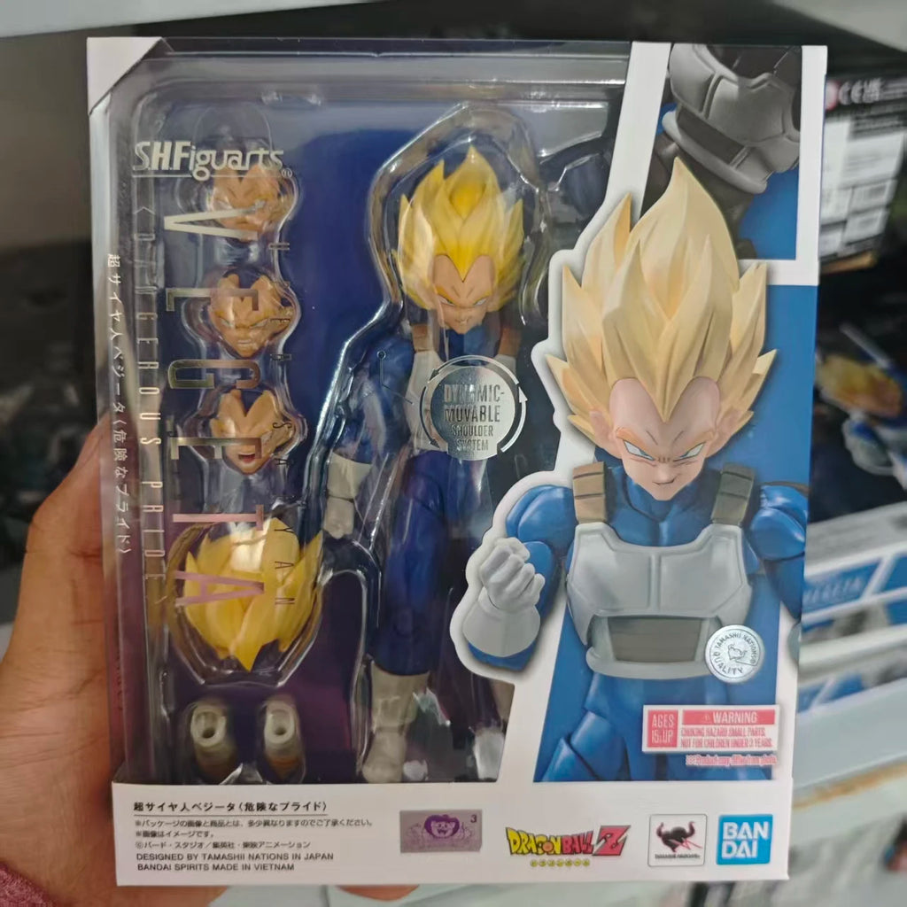 Bandai SHF Vegeta Action Figure - Epic Dragon Ball Collectible Toy