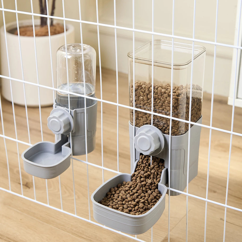 Automatic Pet Feeder & Waterer - Ideal Bowl for Dogs, Cats & Rabbits